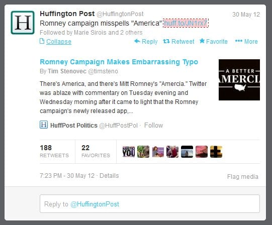 Case Study #13 | Romney's Spelling Affected Presidential Campaign social media marketing digital marketing marketing agency online marketing brand marketing digital marketing #AIMSocial AIM Social Media Marketing aimsmmarketing.com