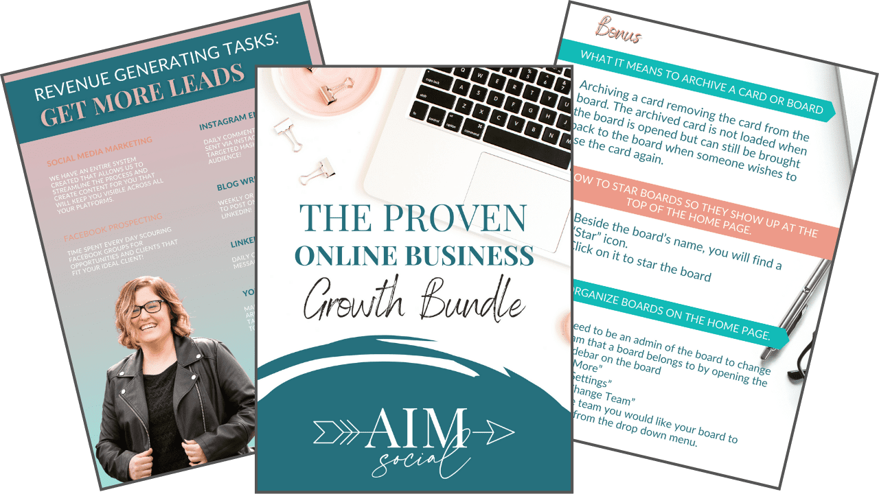 AIM Social - Lead Magnet - Business Growth Bundle